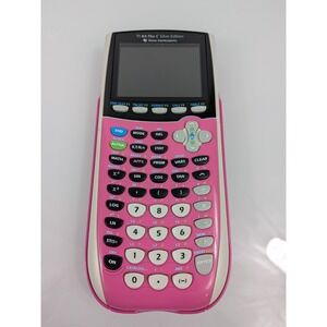TI-84 Plus C Silver Edition Pink Graphing Calculator Tested Works (No Charger)